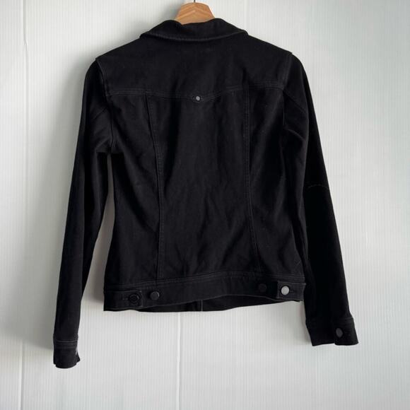 Liverpool Power Flex black Denim Jacket size extra small soft stretchy material - Picture 8 of 8
